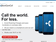 Tablet Screenshot of nextgencel.com